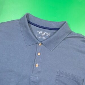Falcon‎ Bay The Advantage Polo Shirt 3XLT Short Sleeve Pocket Classic Fit Flaw
